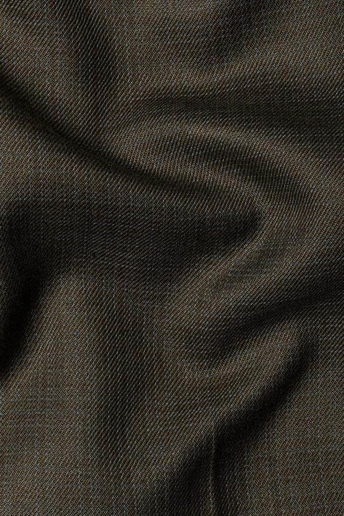 Eclipse Brown Wool Rich Double Breasted Sports Blazer