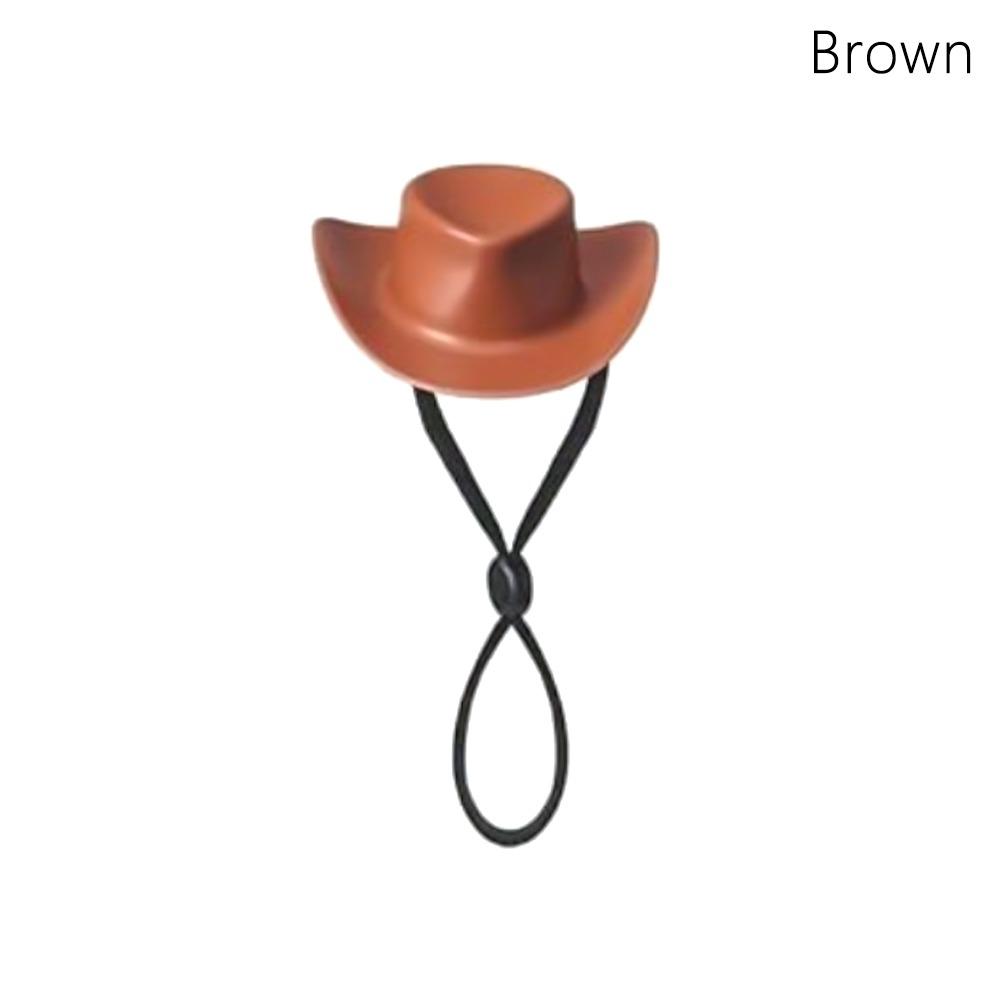 Statue Outfit Mini Desk Goose Hat with Rope Goose Statue Cap New Cowboy Hat  for 7 Inch Goose