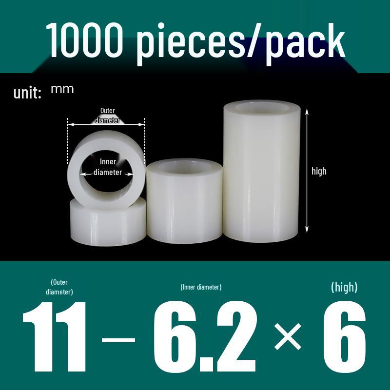 M6 Isolation Column ABS Gasket Spacer Round Body Support 11-6GB Elastic Washer