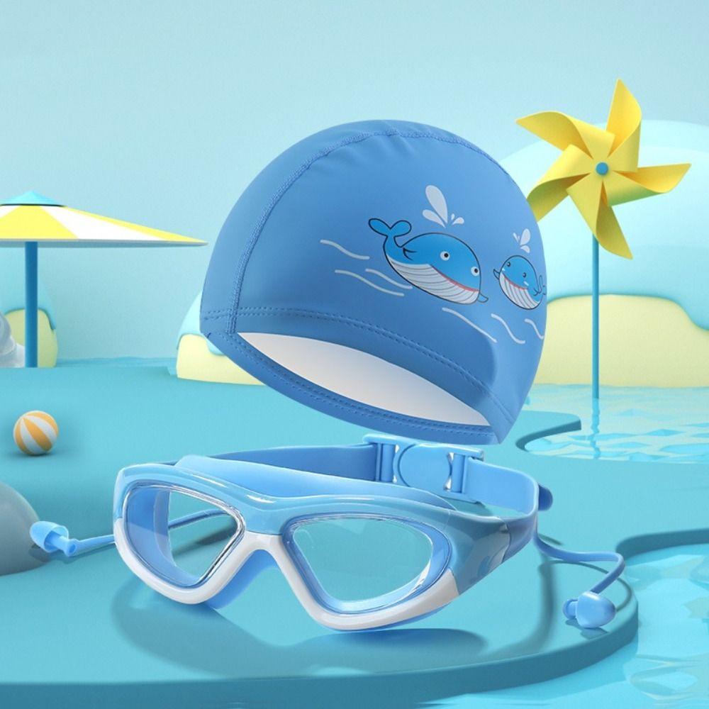 Hair Protection Children's Swimming Cap Waterproof Boys Swimming Caps  Boys and Girls
