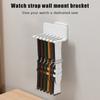 No Drilling Watch Band Storage Rack Wall Mounted Plastic Watchband Storage Shelf Space-Saving Watchband Organizer Holder