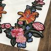 1 Pair Rose Flower Applique Embroidery Patch For Clothing Evening Party Dress Appliques Sewing Patches