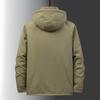 Chaqueta impermeable de asalto para hombre, chaqueta de herramientas, chaqueta informal cortavientos, chaqueta de algodón para hombre