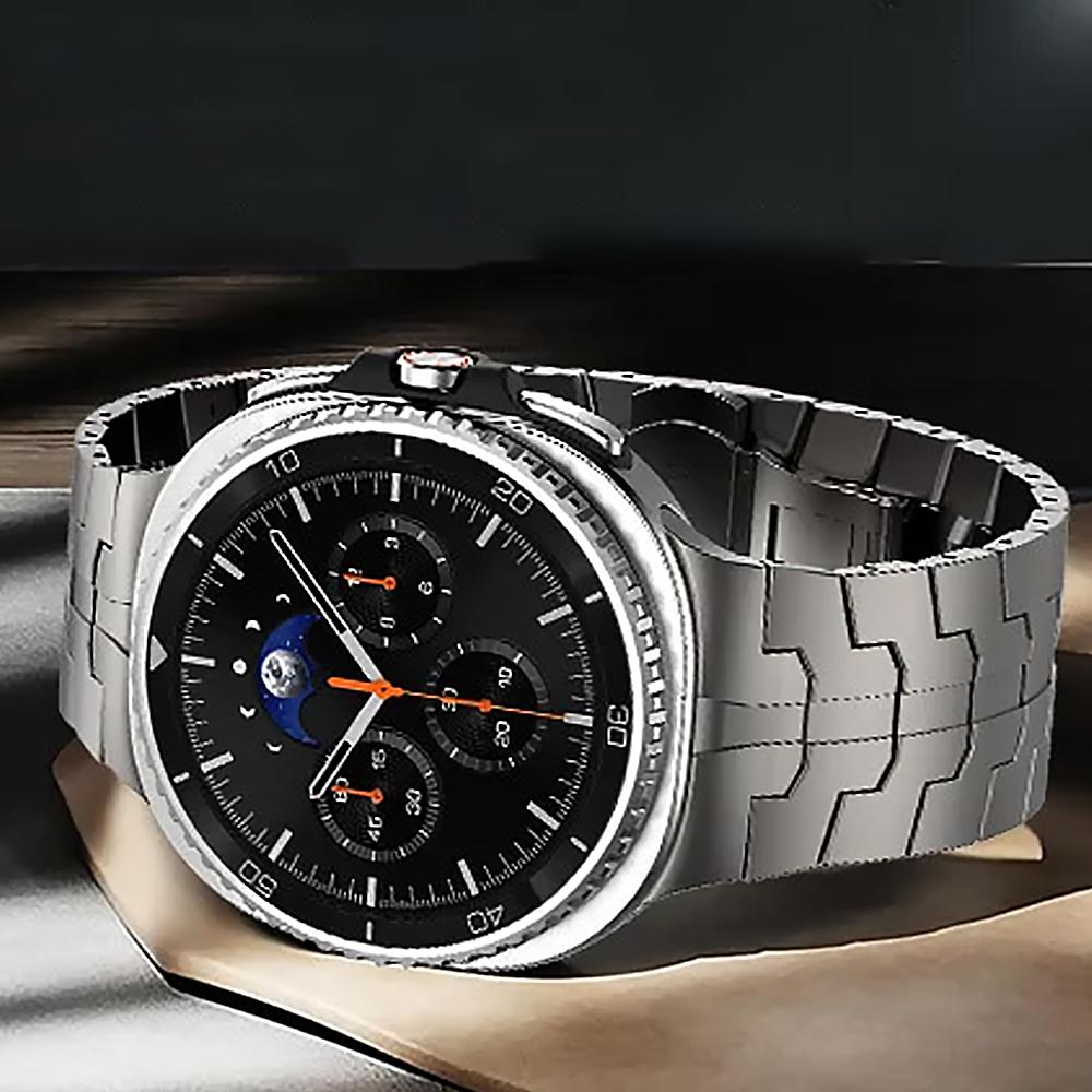 Stainless Steel Strap for Samsung Galaxy Watch 8 44mm 40mm 8 Classic 46mm Luxury Metal Band for Galaxy Ultra 2025 2024 Bracelet