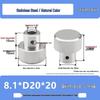 Stainless Steel Handwheel Handle for M3-M6 Adjustable Aluminum Alloy Nut Fixture Slide Table
