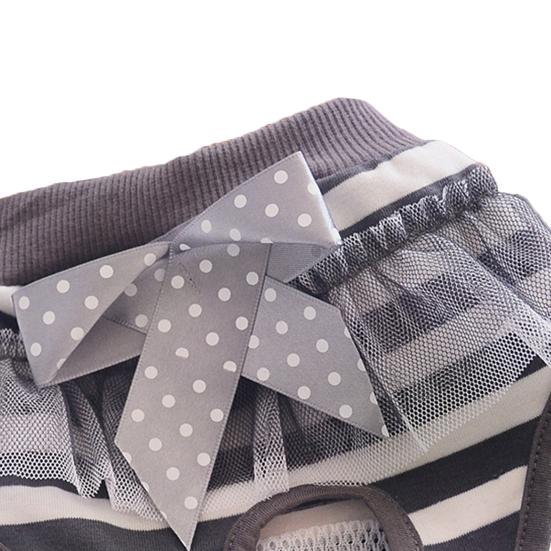 Pet Short Pants Lace Design Breathable Washable Dog Briefs Pet Physiological Pants for Female Dogs
