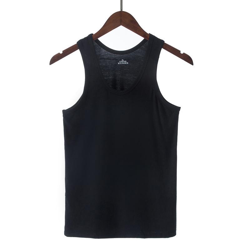 Breathable Men's Summer Y-Back Tank Top Vest, Casual Sleeveless T-shirt