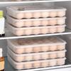 Plastic Refrigerator Egg Holder 30 Grids Egg Tray Practical Egg Storage Box  Home Use