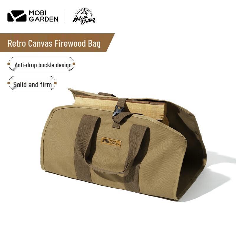 Mobi Garden Vintage Canvas Firewood Bag