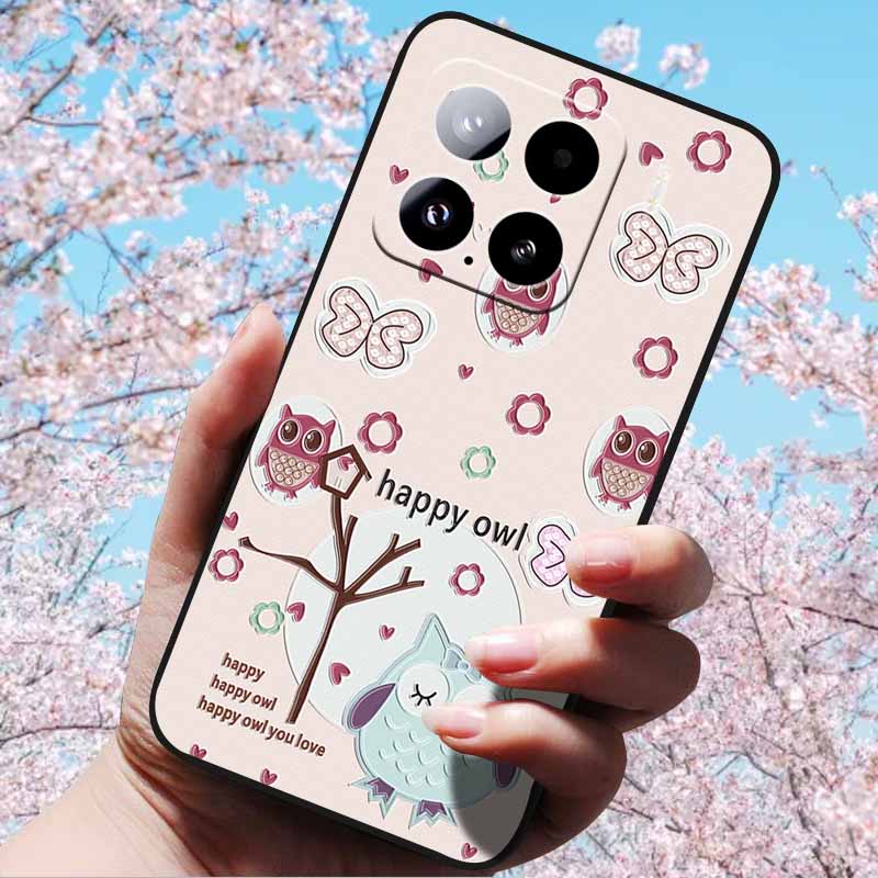 For Xiaomi 15 Pro 5G 6.73"Cases 3D Relief Soft Silicone Cover Retro Embossed for Xiaomi 15 5G Phone Mi 15pro 15 3D Soft TPU Case