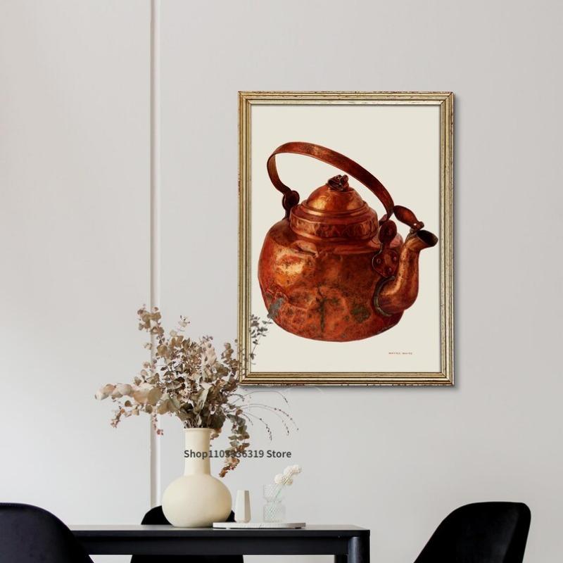 Still Life Breakfast Food Dining Room Kitchen Cottagecore Art Poster Canvas Painting Wall Prints Picture for Room Home Decor