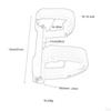 Diving Backplate Bracket Aluminum Alloy Back Plate Cylinder for Underwater
