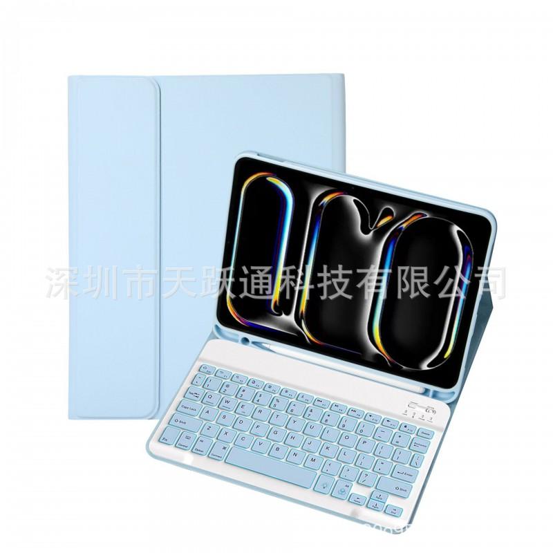 IPad Pro 13 Keyboard Case With Pen Slot Air 7 11th Gen 10.2 Bluetooth Folio Cover