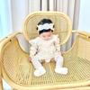 Korean Style Newborn Lace Romper - Baby Long Sleeve Bodysuit for Spring/Autumn