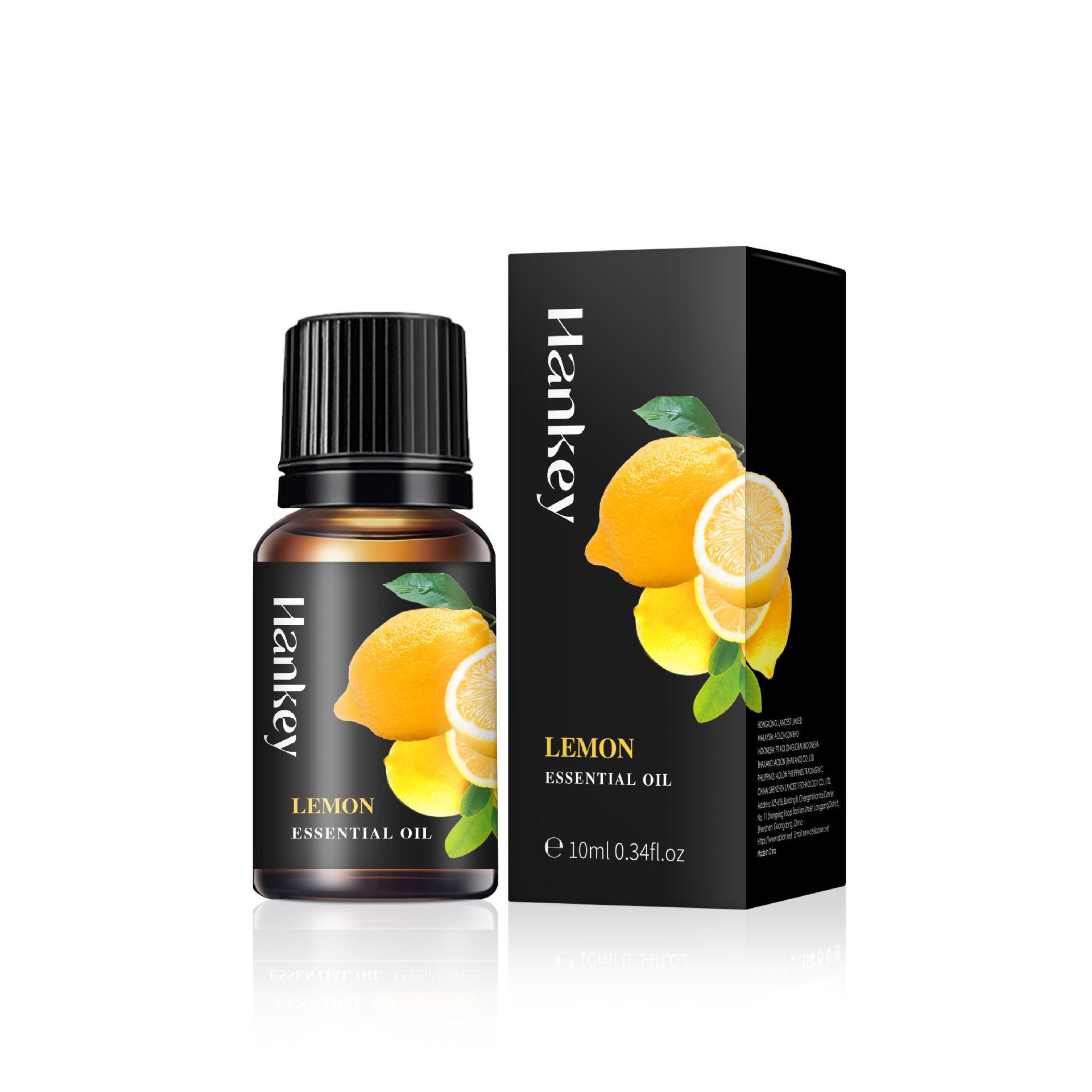 Han Ji Rose Lavender Mint Massage Essential Oil Lemon Essential Oil 10ml/box (Export Only)