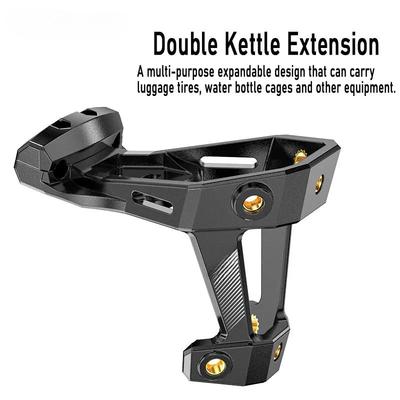 Bicycle Bottle Cage Road Bike Handlebar Water Bottle Holder Seat Post Mount Conversion Seat Adapter Mount Adjustable