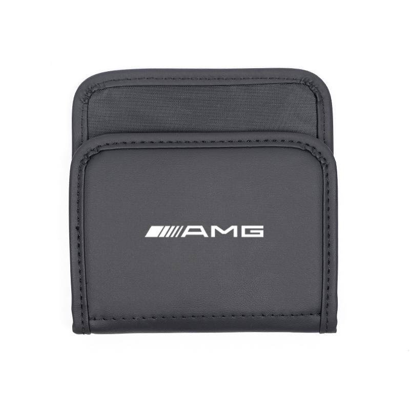 Car Seat Back Organizer Door Side Suspension Storage Bag Stickers For Mercedes Benz AMG A B C E G CLA GLA W211 W214 W205 W203