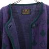 LONGHOUSE Wool Long Sleeve Knit Cardigan L Purple Women Used