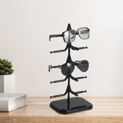 Sonnenbrillen-Organizer, robust, für 5/10 Paar Brillen, platzsparend, robust, einreihig/zweireihig, Ständerhalter für die Aufbewahrung von Brillen auf dem Schreibtisch