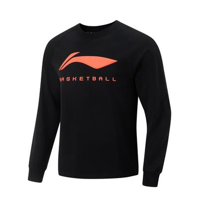 Li Ning Basketball Kollektion Sweatshirt Herren Schwarz AWDU533-1