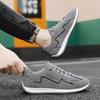 Autumn men's sports shoes breathable and comfortable casual shoes soft sole soft surface trendy youth running shoes men's board shoes