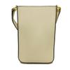 Used 10833 Britten Phone Crossbody 141000 122 7921 Ivory Pochette with Double T Logo in New Cream, Unisex from Japan