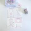 DIY Folding Greeting Card Kit: Small Cardstock for Protection and Decoration