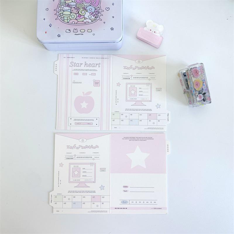 DIY Folding Greeting Card Kit: Small Cardstock for Protection and Decoration