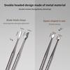 Metal Double-headed Nail Carving Rod Extension Glue Removal Stick Gel Removal Spatula Nail Polish Dipping Removal Tool