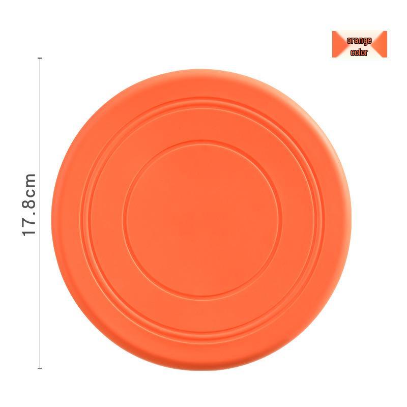 Bite-Resistant Soft Frisbee Disc for Dogs - Ideal for Training Border Collies, Golden Retrievers, Labradors, and Other Medium to Large Breeds