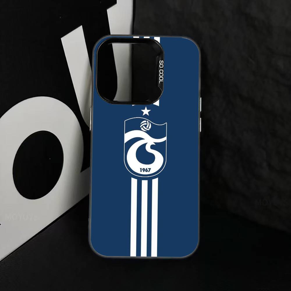 T-Trabzonspor Handyhülle Für iPhone 17,16,15,14,13,12,11 Plus,Pro Max,XS,Bunte Silberne Handyhülle Funda Cover
