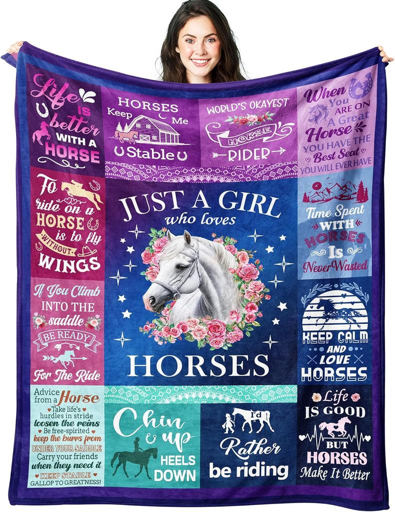 Inspirational Christian Throw Blanket for Women with Bible Verse Soft Flannel Healing Gift X Inches