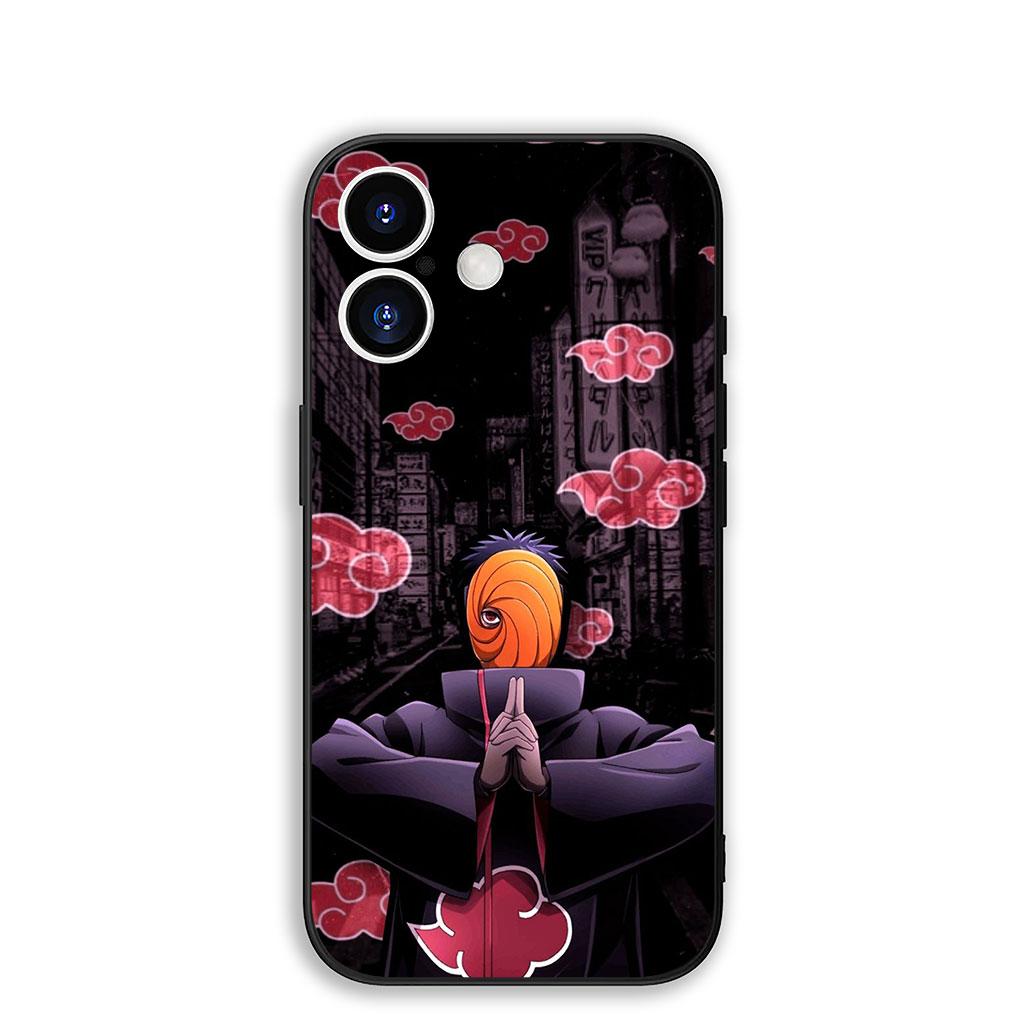 

Cover for Samsung Galaxy S25 S24 S23 Fe Ultra Plus S7 Edge A05 A06 A16 A15 A35 Phone Case Akatsuki Narutos Obito Itachi Tobi Galaxy S24 Ultra