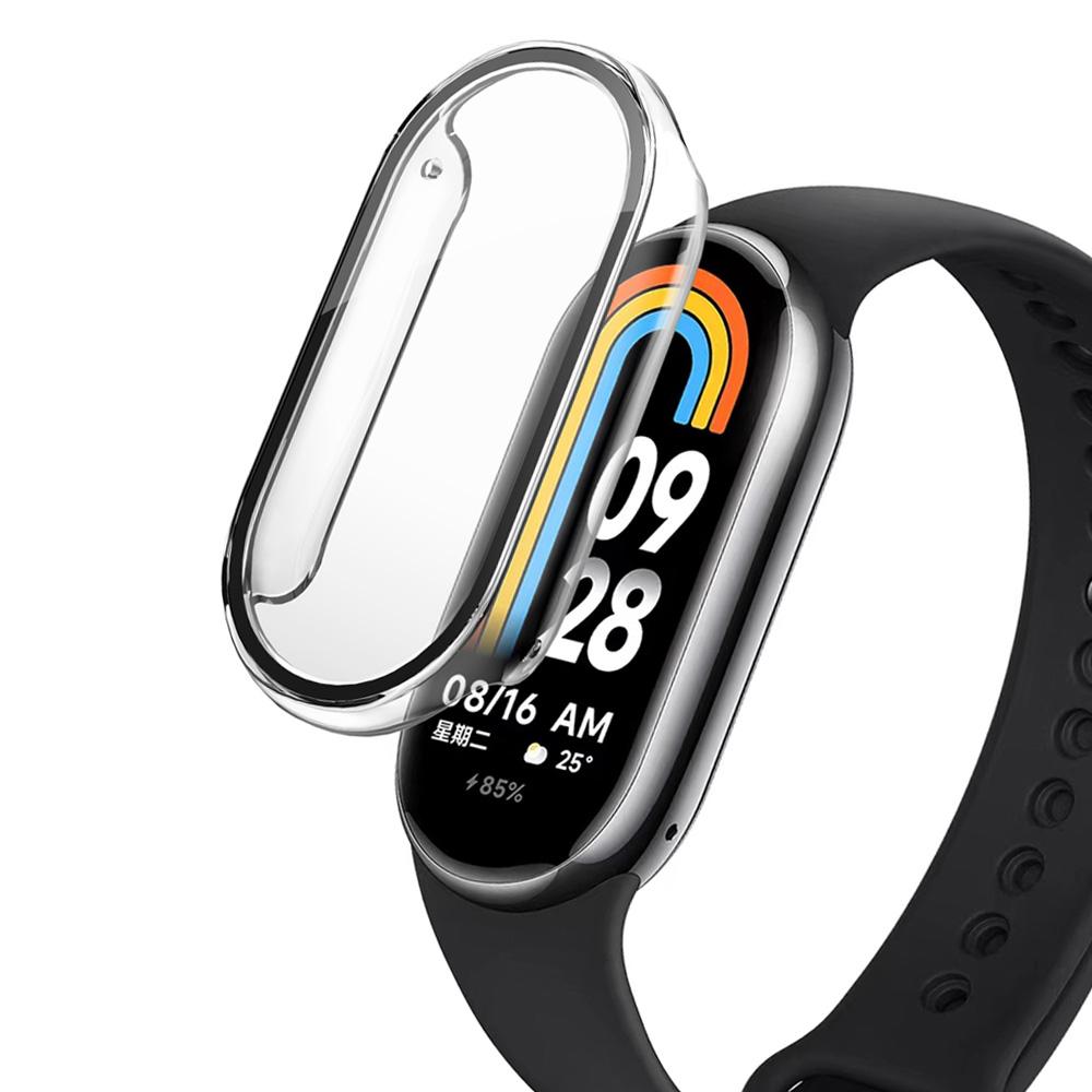 Case cover+glass For Xiaomi Mi Band 8 7 6 Accessories Case+Film Full Coverage Protective Cover Miband 7 6 5 4 3 screen protector