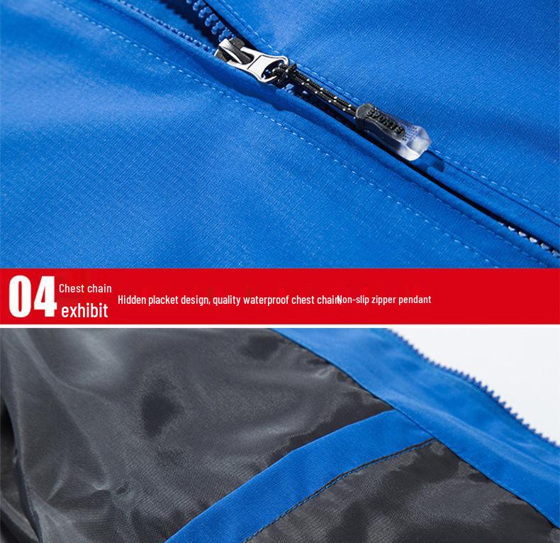 Unisex Outdoor-Windjacke für Paare: Lässige Kapuzenjacke für Frühling-Herbst zum Wandern, anpassbares Logo.