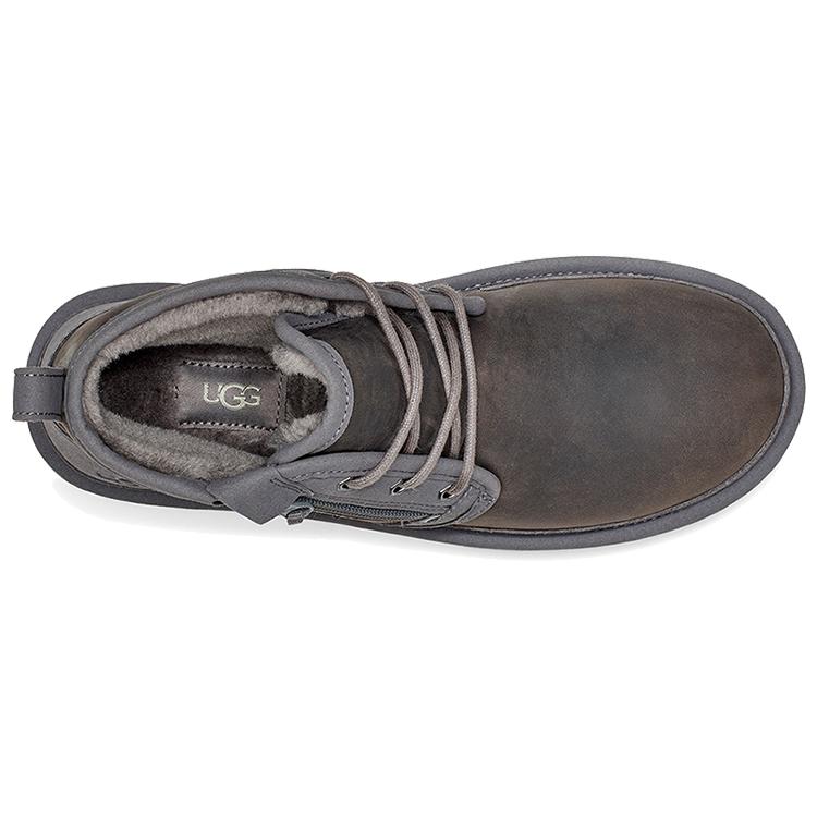 UGG Neumel Zip Fleece Lined Gray 1103883-DGRY