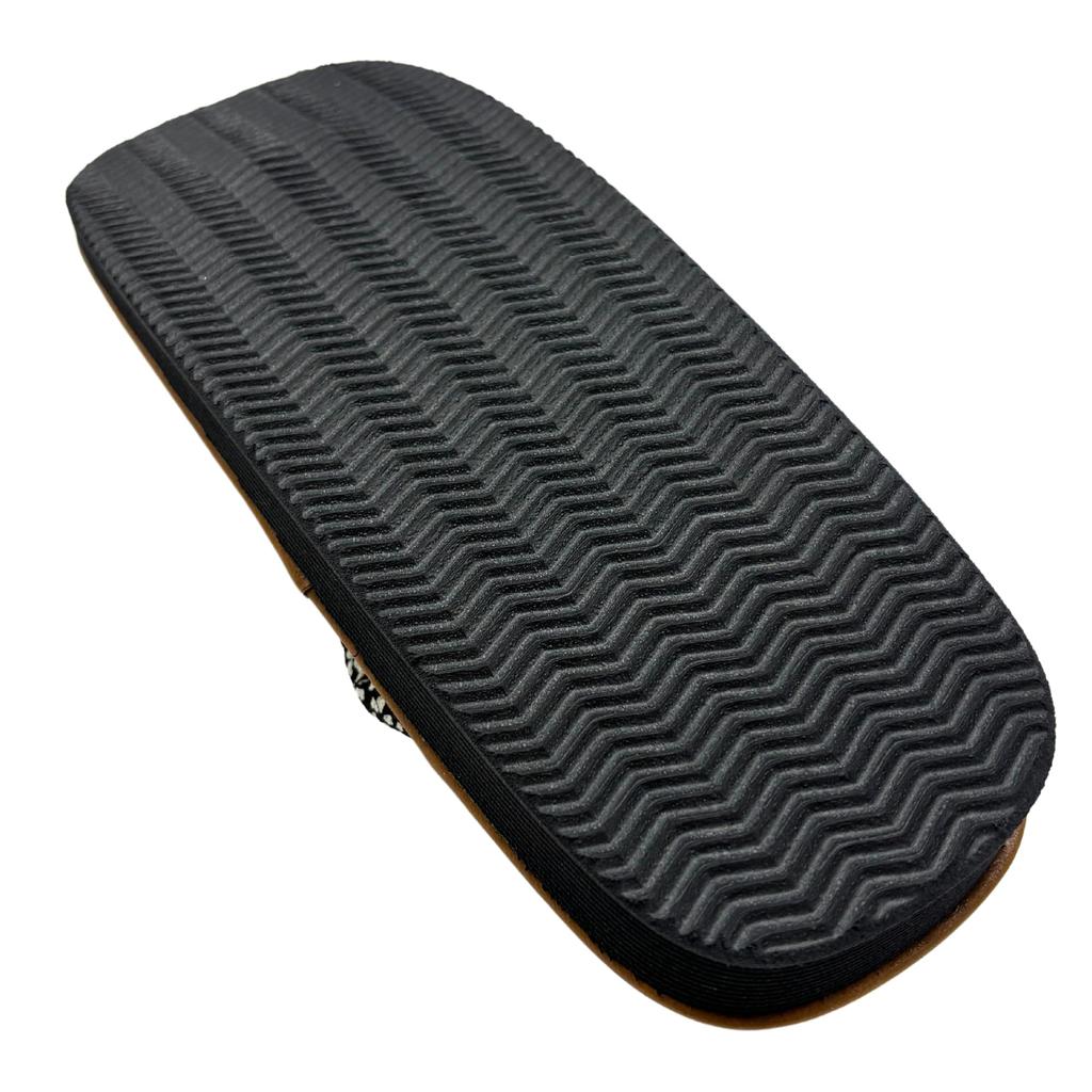 Edoten Geta-sandaler, Bambuyta, Svart Svampsula, Rem i Chirimen-stil, Tillverkade i Japan, Zori-sandaler i japansk stil, Körsbärsblomma, Storlek LL