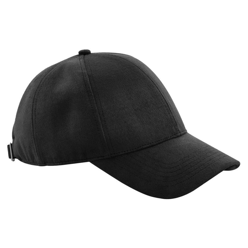 Unisex Adult Faux Suede 6 Panel Cap