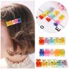 Cute Girls Women Duckbill Gummy Headwear Jelly Bear Hairpin Candy Color Colorful Hair Clip Barrette