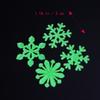 50Pcs 3D Snowflake Stickers for Walls Glow In Dark Christmas Party Home Decor Fluorescent Window Ceiling Application