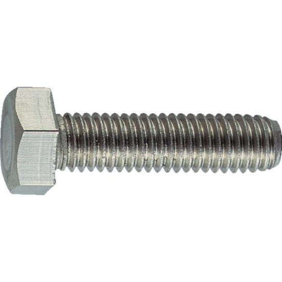 TRUSCO Stainless Steel Hex Fully M6 X Pack of Bolts, Threaded, 15, 37, B23-0615