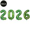 40Inch Big Foil Birthday Balloons Helium Number Balloon 2026Happy New Year Wedding Party Decorations Shower Large Figures Globos