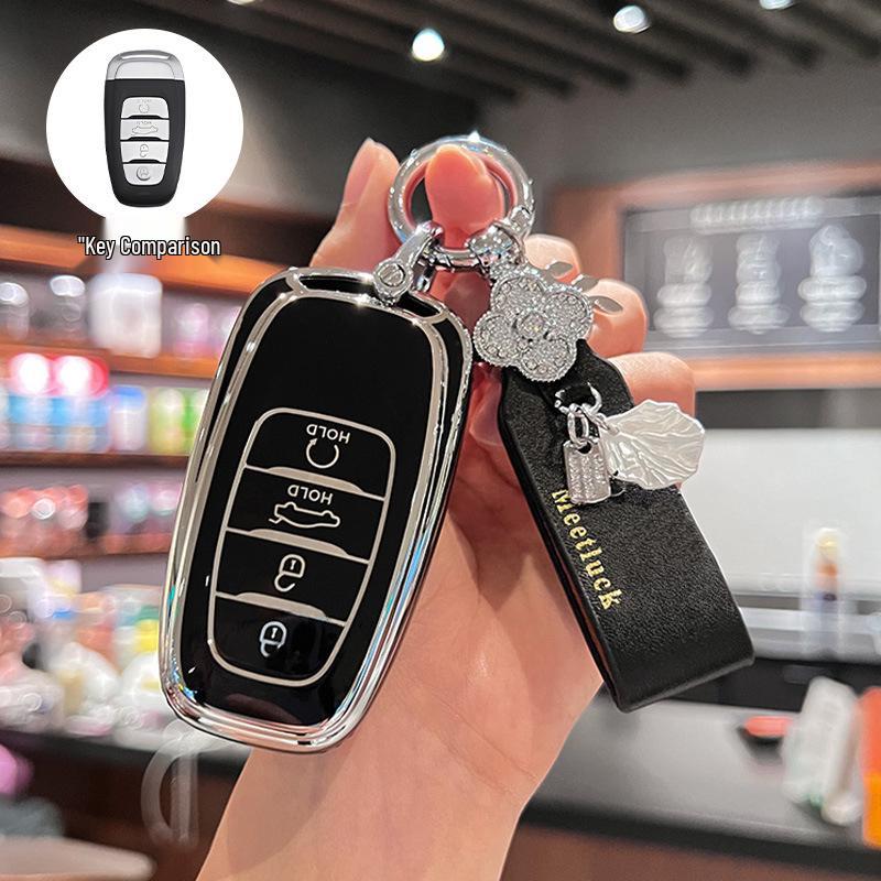 High-End Key Cover for Hongqi Models: HS3, HS5, HS7, H5, H6, H9, EQM5, HQ9
