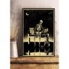 Simple Skull Posters Vintage Kraft Paper Prints Nostalgia Wall Sticker Home ation Bedroom Painting Fashion Bedroom Paint