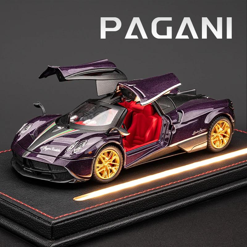 

1:32 Pagani Huayra BC Суперкар Модель из сплава Игрушка Литые Металлическое литье Звук и свет Автомобильные игрушки для детей Транспортное средство
