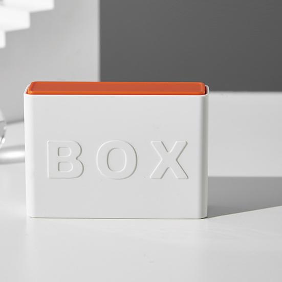 Dental Floss Storage Box with Mirror Large Capacity Pop-Up Cover Design Compact Size Portable