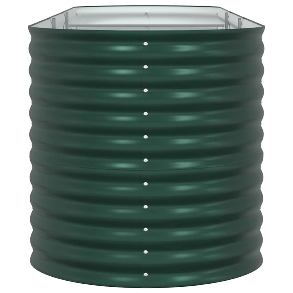Elevated Garden Bed Green 320 X 80 X 81 Cm Steel