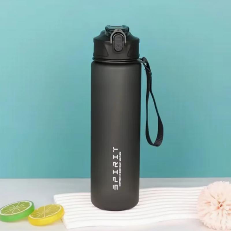 780ml Farbverlauf Sportflasche mit auslaufsicherem Deckel & Schriftzug, Leicht zu trinken für Fitnessstudio/Outdoor/Radfahren/Laufen/Angeln, Geburtstags-/Schulgeschenk