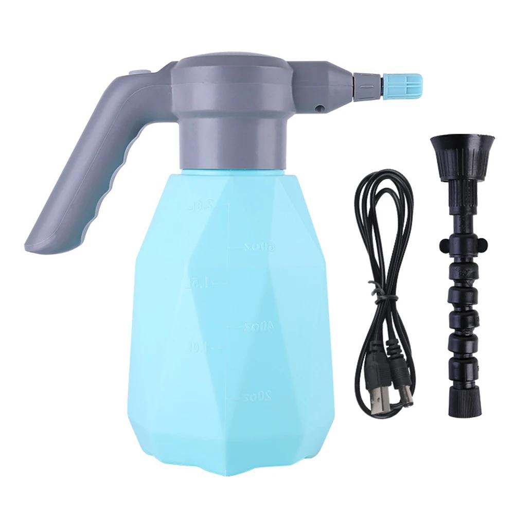 1/2L Electric Sprayer High-pressure Air Pump Automatic Sprayer Tool Plant Watering Can Bottle 360 Adjustable Sprayer Bottle