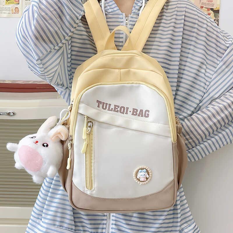 Adorable Versatile Fashion Backpack Cute Petite Stylish Nylon School Bag